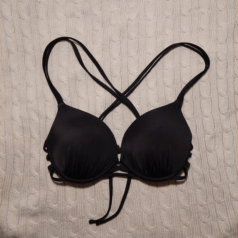 Shade & Shore Black Bikini Top - 32B
